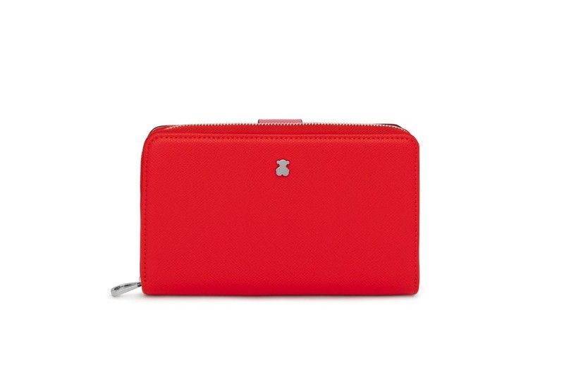 Billetera mediana Tous New Dubai Roja