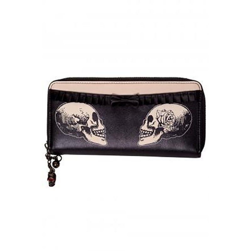 Billetera Skulls And Roses