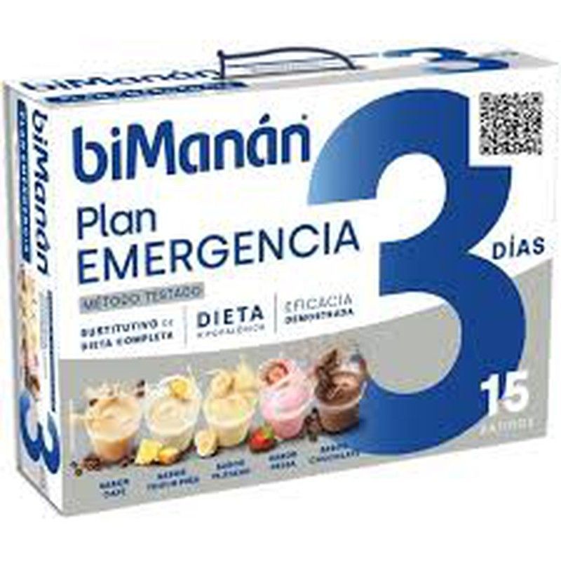 Bimanan Complet Diet 3 Días de sustitución 5 Batidos al día.15 sobres