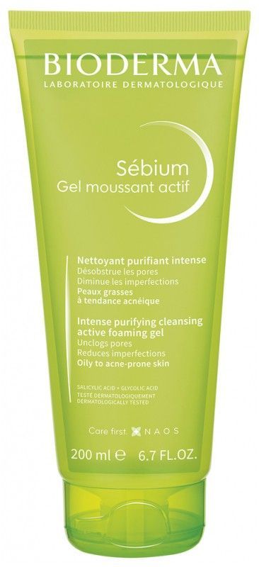 Bioderma Sébium Gel Moussant Actif 200 ml