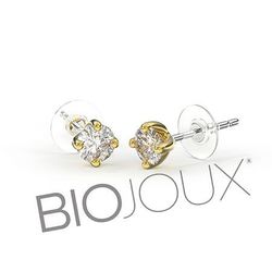 Biojoux Pendientes Hipoalergénicos BJT391 Queen Catherine 4mm