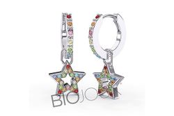 Biojoux Pendientes Hipolagenicos BJT281 Ginevra Estrella Color 12mm