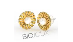 Biojoux Pendientes Hipolagenicos BJT303 Aghata Perla 16mm