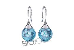 Biojoux Pendientes Hipolagenicos BJT323 Carmen Aqua 27mm