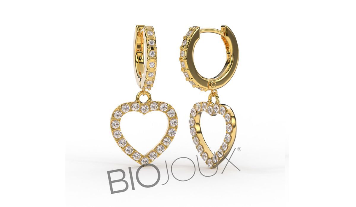 Biojoux Pendientes Hipolagenicos BJT347 Bali 30mm