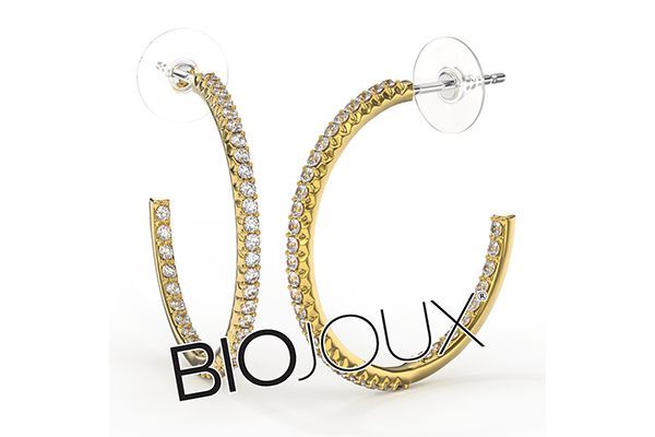 Biojoux Pendientes Hipolagenicos BJT367 Liora 25 mm