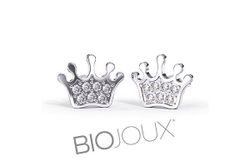 Biojoux Pendientes Hipolagenicos BJT705 Corona 8mm