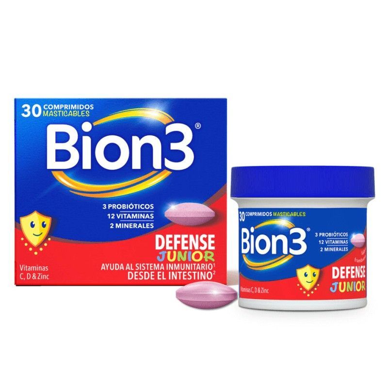 Bion3 defense junior 30 comprimidos masticables