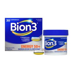 Bion3 Energy 50+ 30 Comprimidos