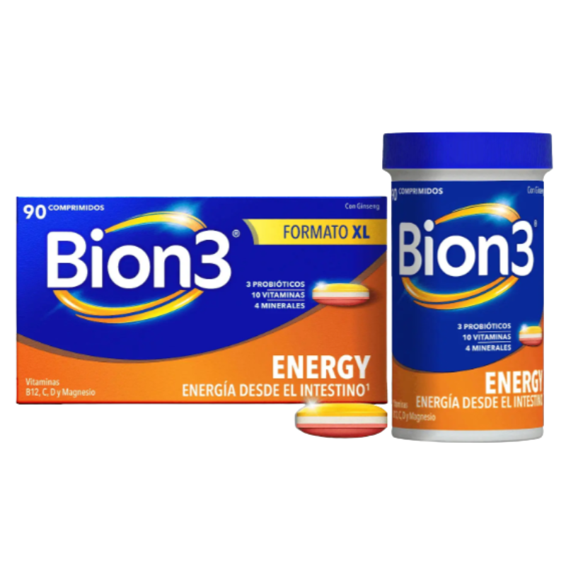 Bion3 Energy Comprimidos 90 uds – Para Energía Física y Mental
