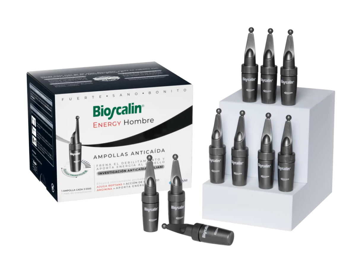 Bioscalin Energy Hombre Ampollas Anticaída 10 Ampollas
