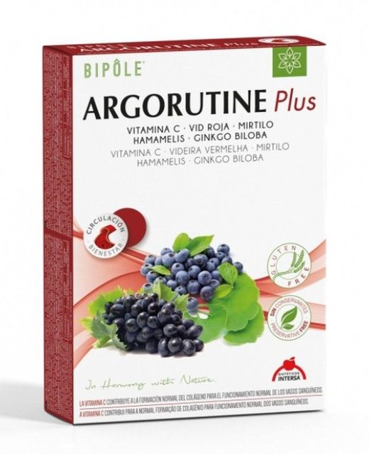 Bipole Argorutine Plus 20 Ampollas Intersa