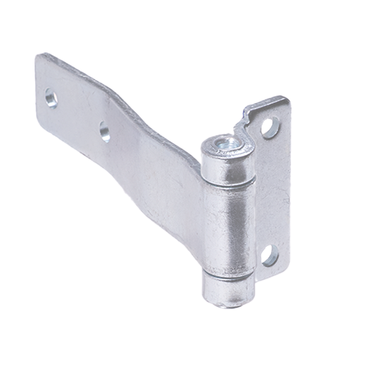 Bisagra acodada estrecha lisa acero cincado 109