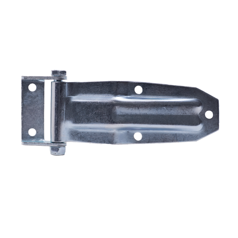 Bisagra acodada nervio ancho acero cincado