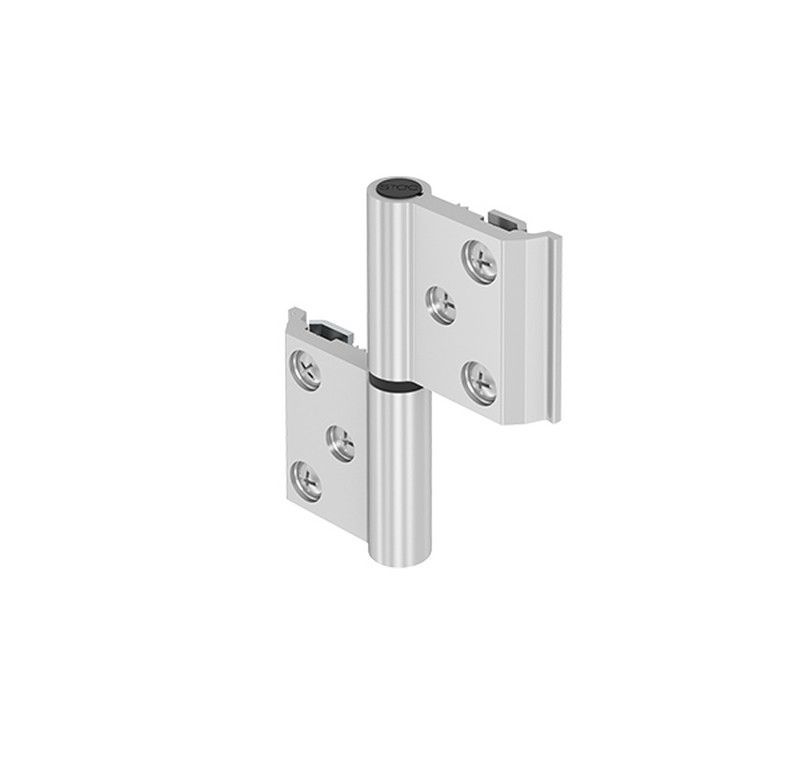 Bisagra carina tamiz pata corta 3ª hoja izquierda