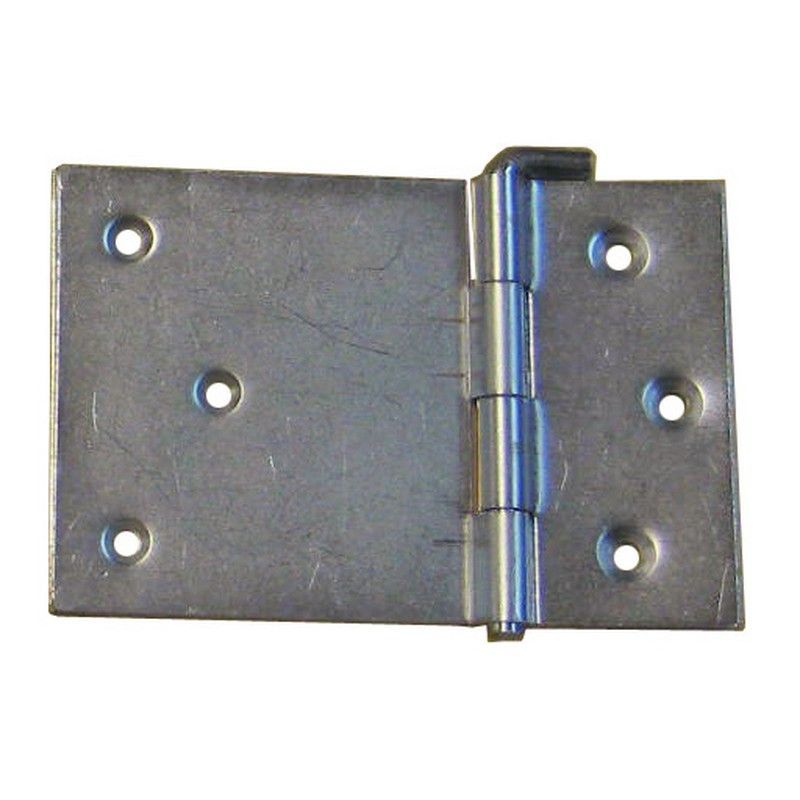 Bisagra desmontable doble chapa 80 x 120 x 2,4 mm.