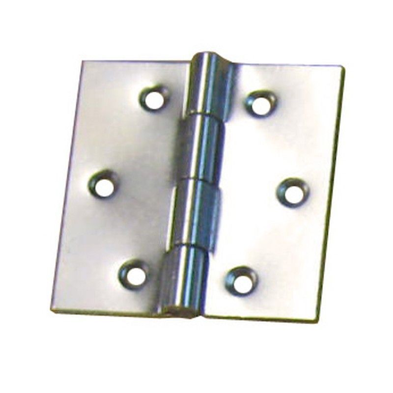 Bisagra FIJA de doble chapa 70 x  70 x 2 mm.