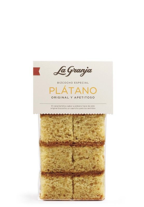 Bizcocho especial plátano 350g la granja