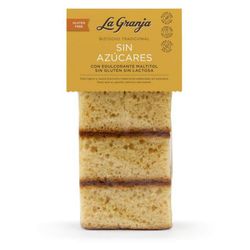 Bizcocho Tradicional Sin Azúcares Con Edulcorante Maltitol Sin Gluten La Granja 350 Grs