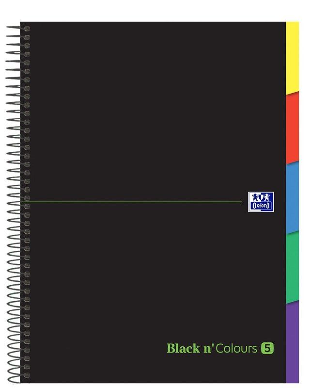 Black'n colors de oxford. Din a4+. 100 hojas