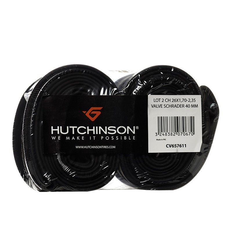Blister 2 camaras hutchinson 26x1.70-2.35 standard 40 mm