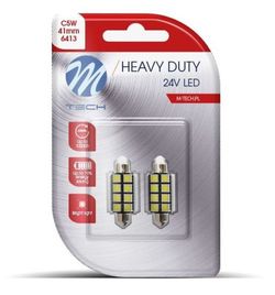 Blister 2 X LED - C5w 41mm 24v 8xsmd5050 Can Bus Py21w