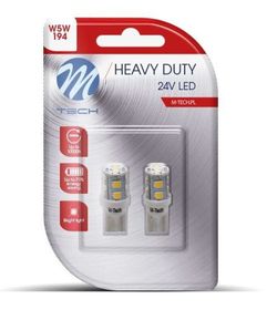 Blister 2 X LED W5w 24v Blanco