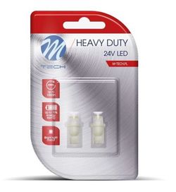 Blister 2 X LED - W5w 24v Cóncava 12/24v