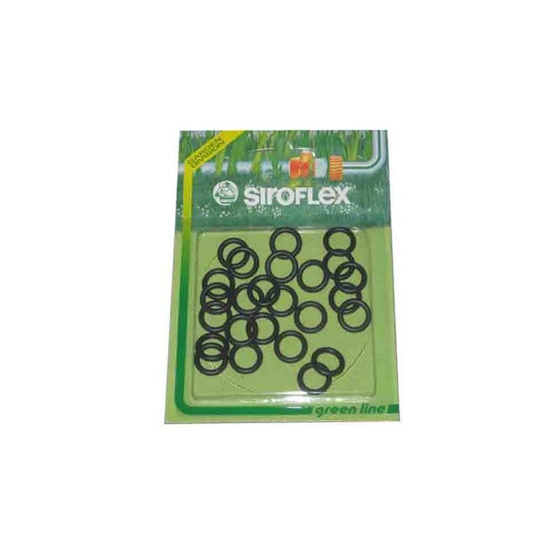 Blister 25 juntas toricas de goma (recambio conexion rapida de riego)