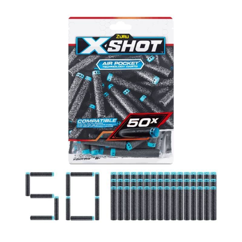 BLISTER 50 DARDOS X-SHOT