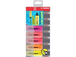 Blister 8 rotulador fluorescente stabilo boss