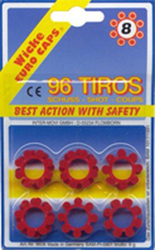 Blister 8 Tiros. Total 12 Aros (96 Tiros)
