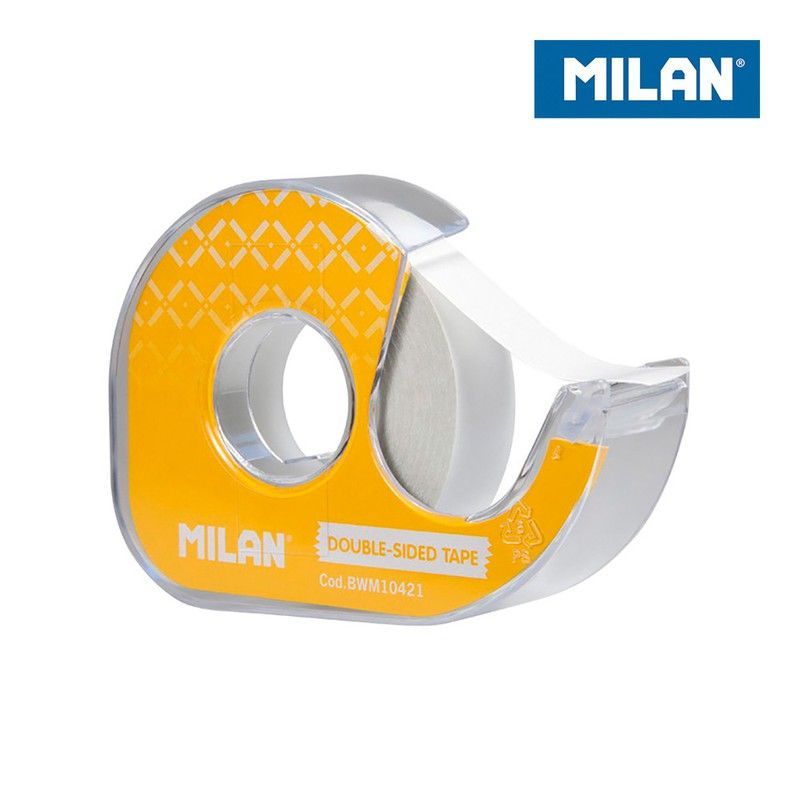 Blister cinta adhesiva doble cara 15mm x 10mts milan