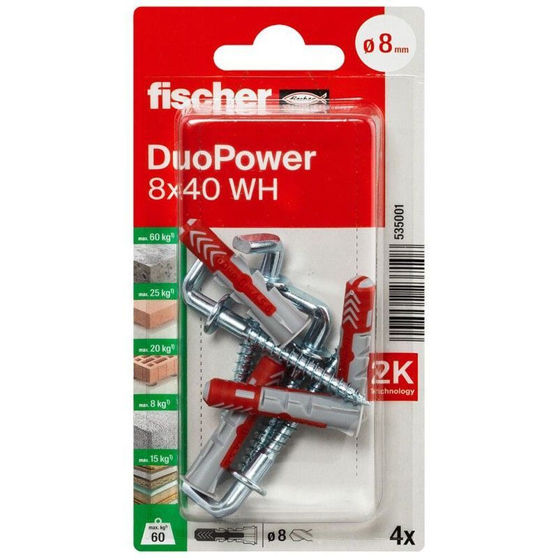 Blister Duopower 8X40 Wh Bl 4 Ud.Fischer