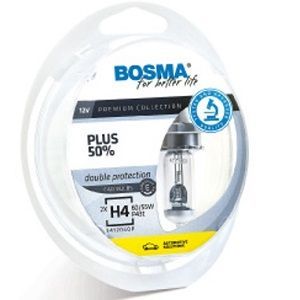 Blíster H1 12v 55w Super White PLUS 50%Ref. B541203OP B541203OP BOSMA