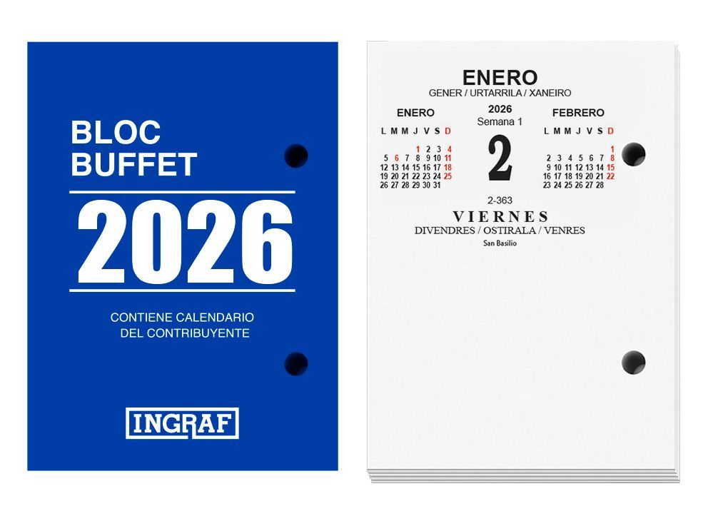 Bloc Buffet Cas 2026