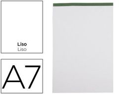 Bloc Notas Liderpapel Liso A7 80 Hojas 60 G/M2 Perforado Sin Tapa