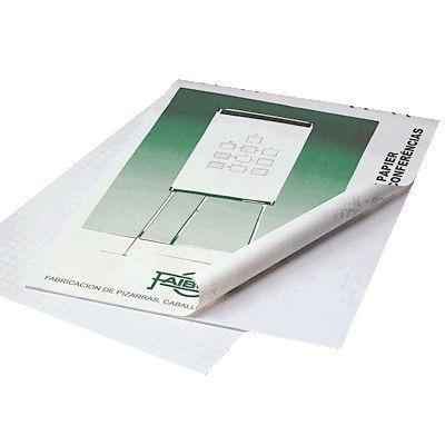Bloc papel liso para Pizarra Faibo 50 hojas medidas 65 x 90 cm (bolsa individual)