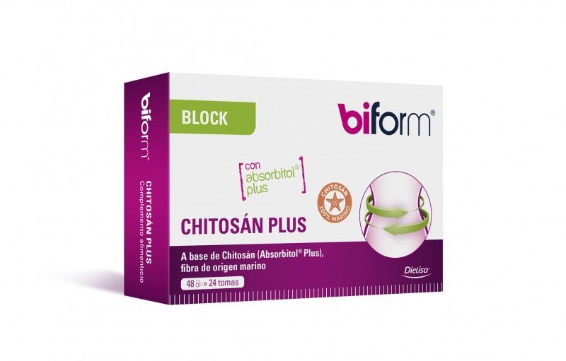 Block Chitosán Plus Biform 48 cápsulas Dielisa