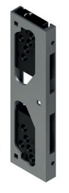 Bloque conexión apertura exterior unica 2 palas.