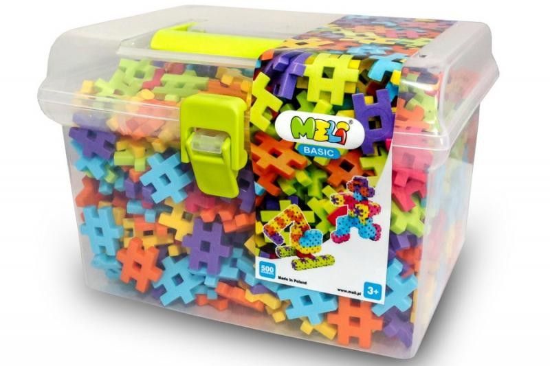 Bloques Meli BASIC Travel Box 500 pcs