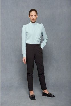 Blusa Cuello Alto marino o verde