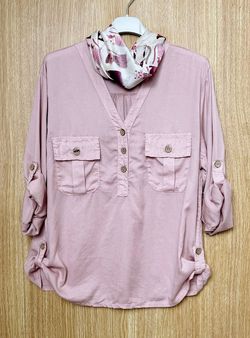 Blusa fluída Bruna rosa
