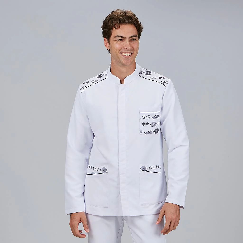 Blusa Hombre Jacob Manga Larga (Cuello Mao y Air Dry)