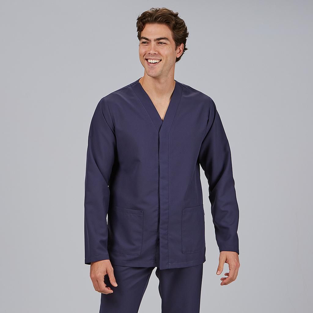 Blusa Hombre Néstor (Manga Larga Microfibra) Gris oscuro / 2XL