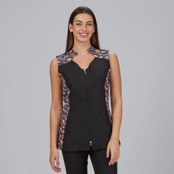 Blusa Mujer Naia (Manga Sisa y Cuello Chimenea)