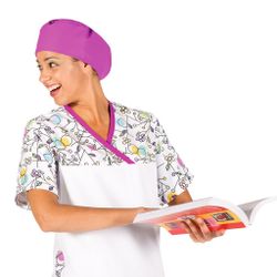 Blusa Mujer Pico Circulos