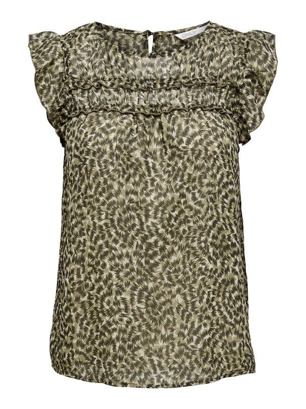 Blusón con estampado abstracto Only Pumice Stone