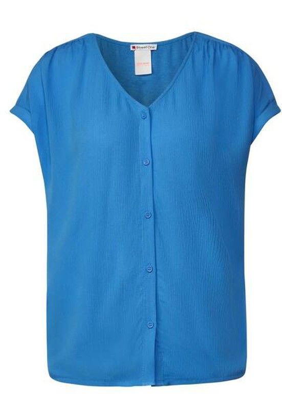 Blusón m/c con botones Street One Turquoise