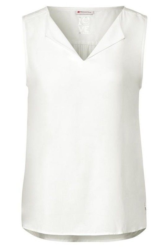 Blusón s/m liso Street One White